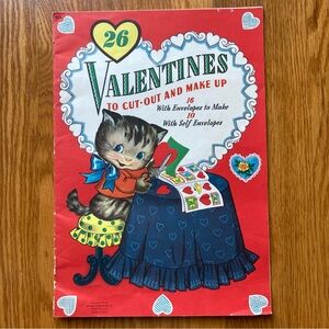 Vintage 1940s sweet Valentine cards 💕